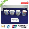 12oz Ceramic Mug for Promotion with Blank Coat&Colored Rim&Handle (JSDGJ029-001)